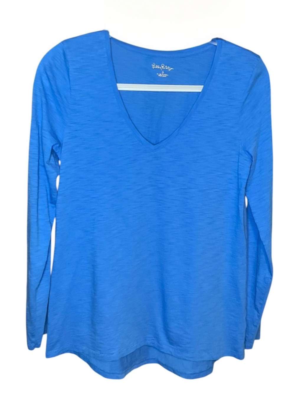 Lilly Pulitzer Etta Long Sleeve V Neck Tee Size S